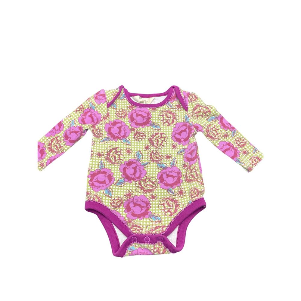 Matilda Jane Best Buds Floral Bodysuit 3-6 Months Romper One Piece